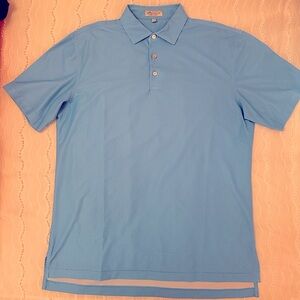 Nice shirt gently used. Blue color size medium. Peter Millar.